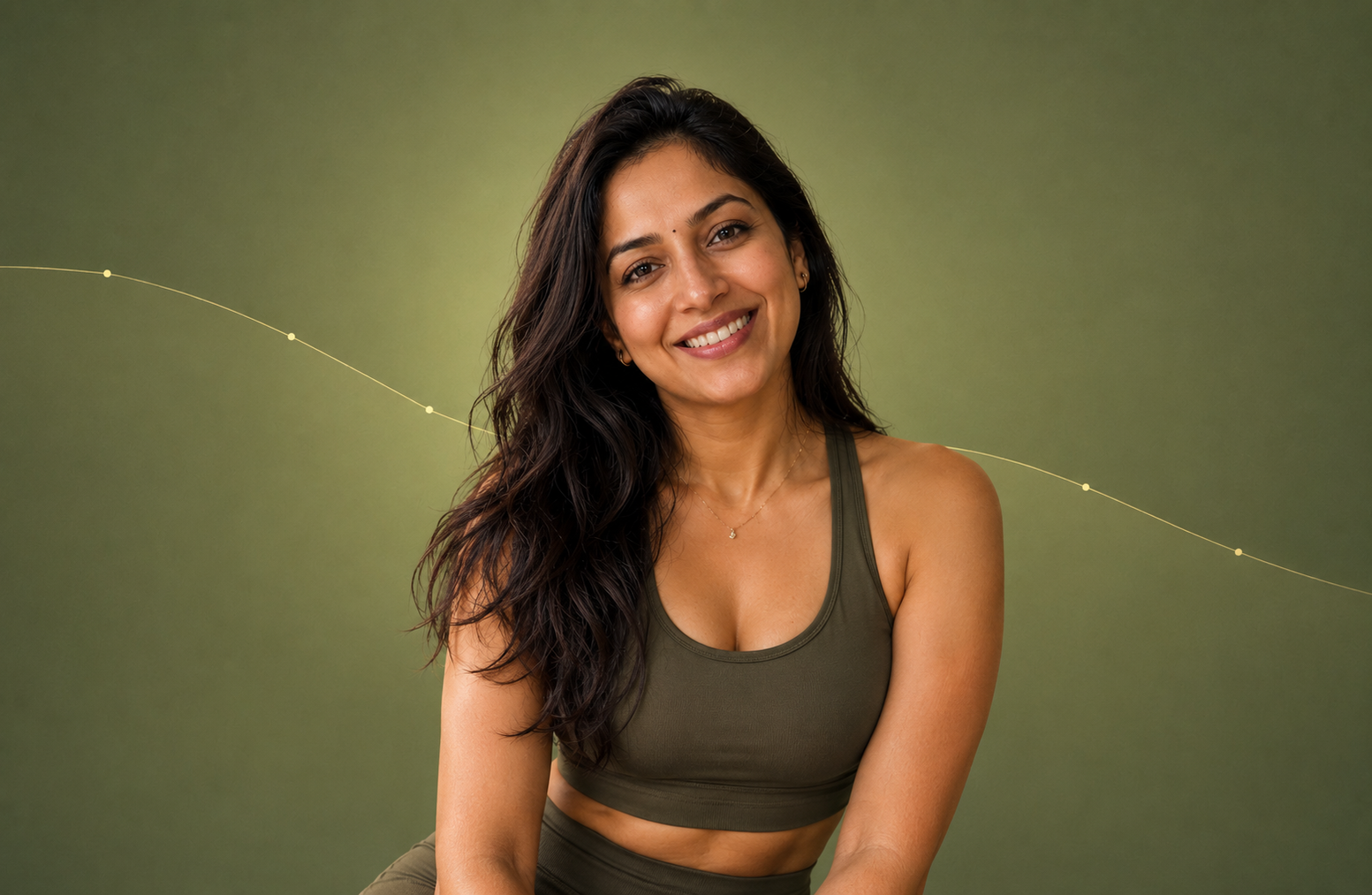 Portrait of a smiling South Asian woman